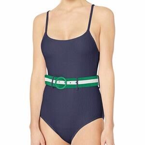 Jessica Simpson Navy Blue One Piece Swimsuit Sz.S NWT
